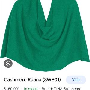 Tina Stephens Cashmere Ruana / Scarf